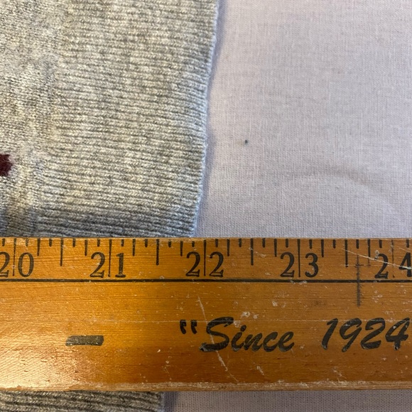 Reindeer Sweater Italian Yarn Wool Christmas Hanukkah Holiday Festive Cozy Sz S - Picture 7 of 8